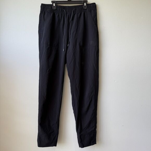 American Eagle Activewear Pants Women M Medium‎ Black High Rise Pull On Casual - Picture 1 of 3